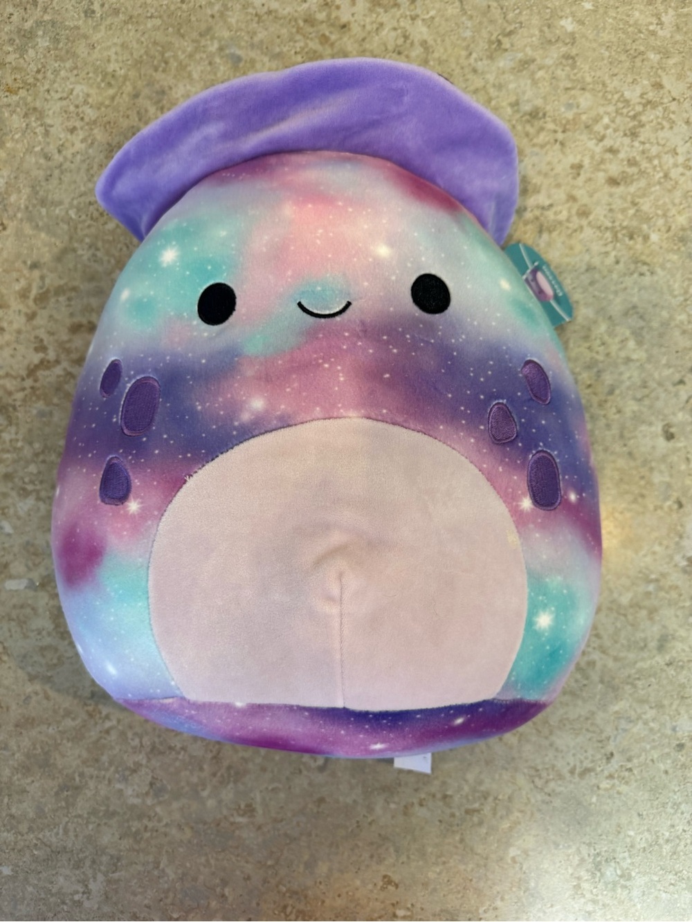 Squishmallows Daxxon Plush - Teal Purple Pink Galaxy Pattern